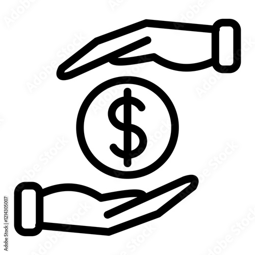 Haggling Vector Design Icon Style