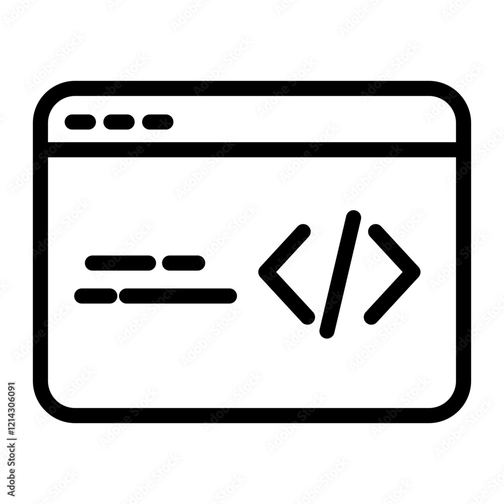 Command Line Vector Design Icon Style Command Line Vector Design Icon Style