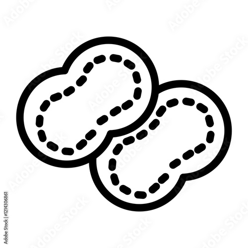 Cotton Pads Vector Design Icon Style