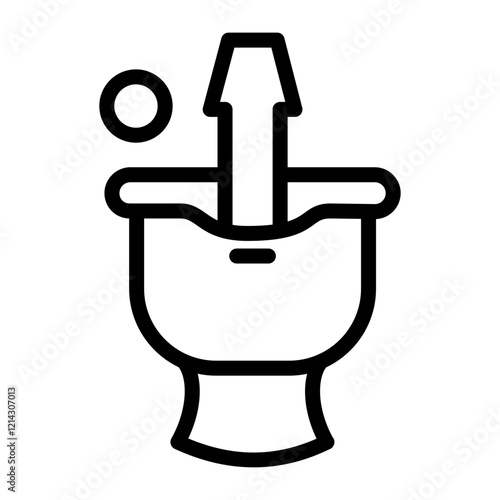 Bidet Vector Design Icon Style