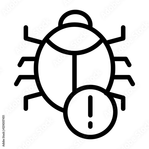 Debug Vector Design Icon Style