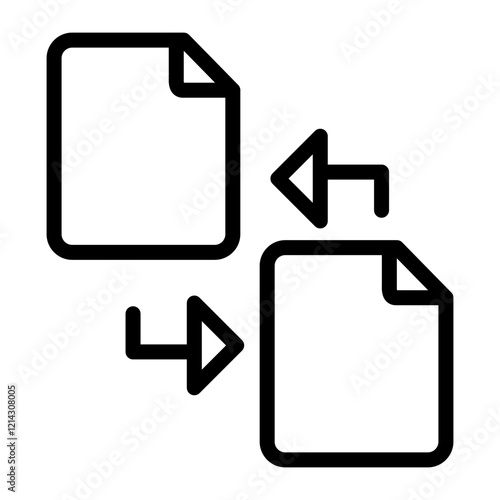 Data Transfer Vector Design Icon Style