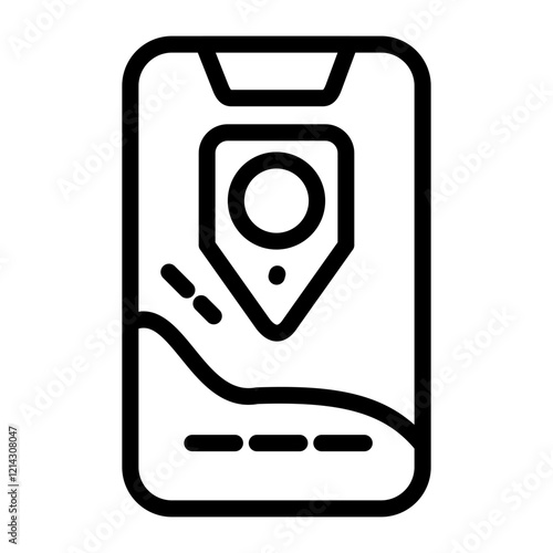 GPS Vector Design Icon Style