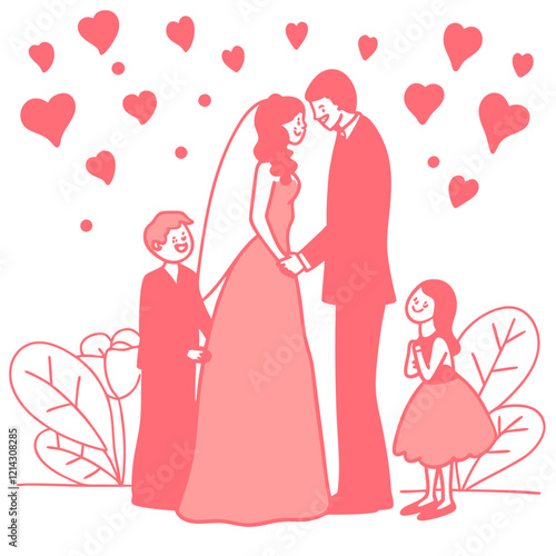 I love you papa illustration vector art