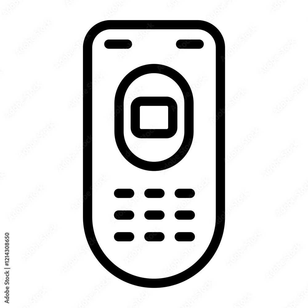 TV Remote Vector Design Icon Style TV Remote Vector Design Icon Style