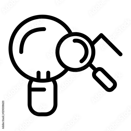 Investigative Vector Design Icon Style