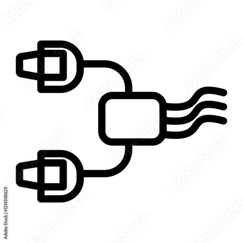 Wire Service Vector Design Icon Style