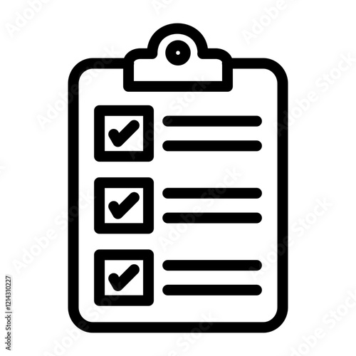 List Vector Design Icon Style