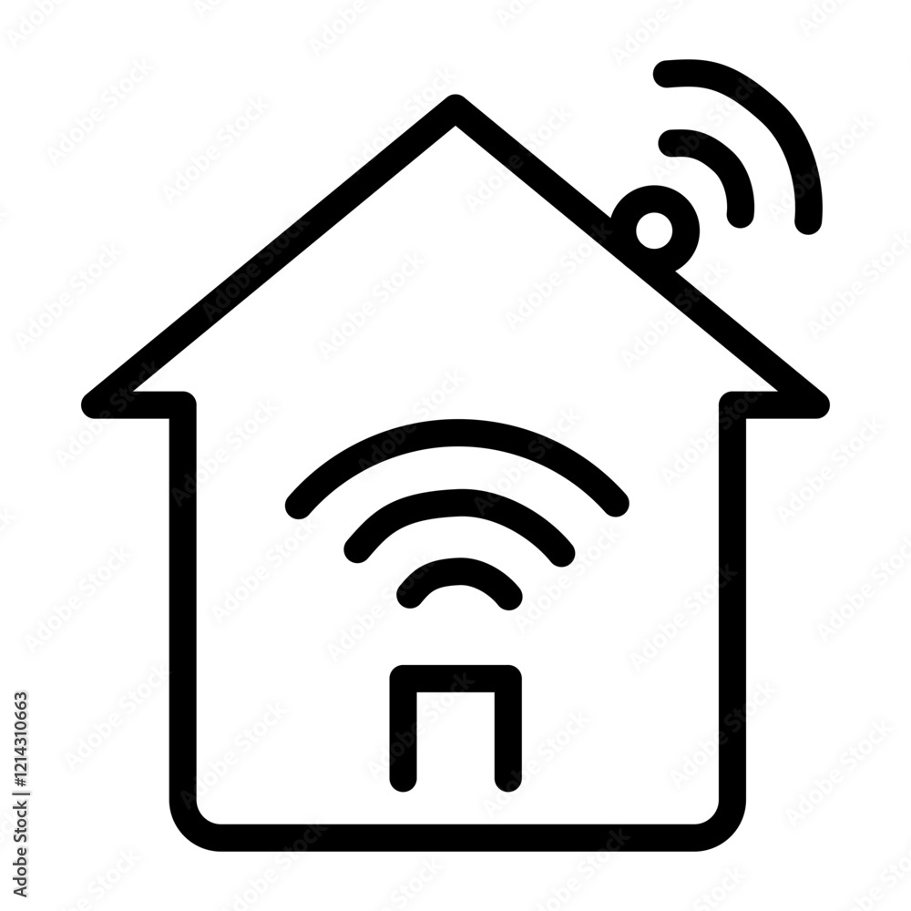 Smart Home Vector Design Icon Style