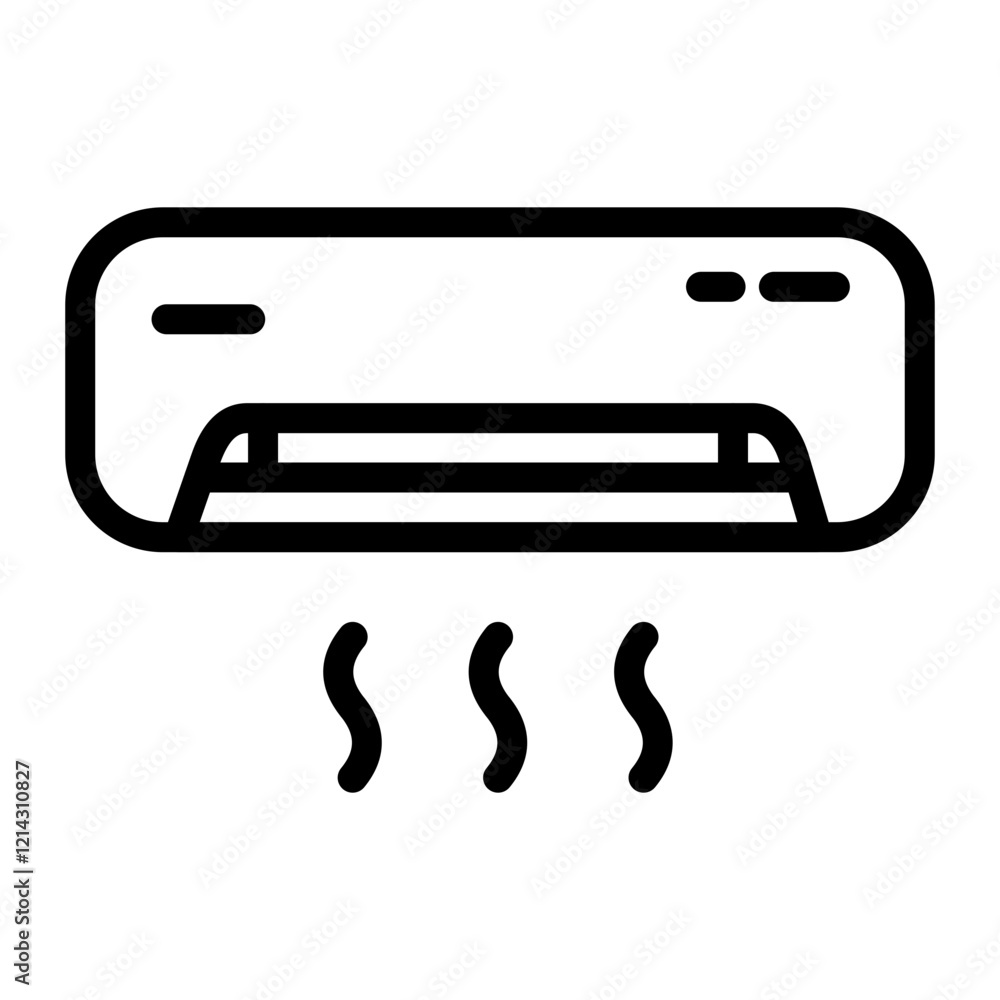 Air Conditioner Vector Design Icon Style Air Conditioner Vector Design Icon Style