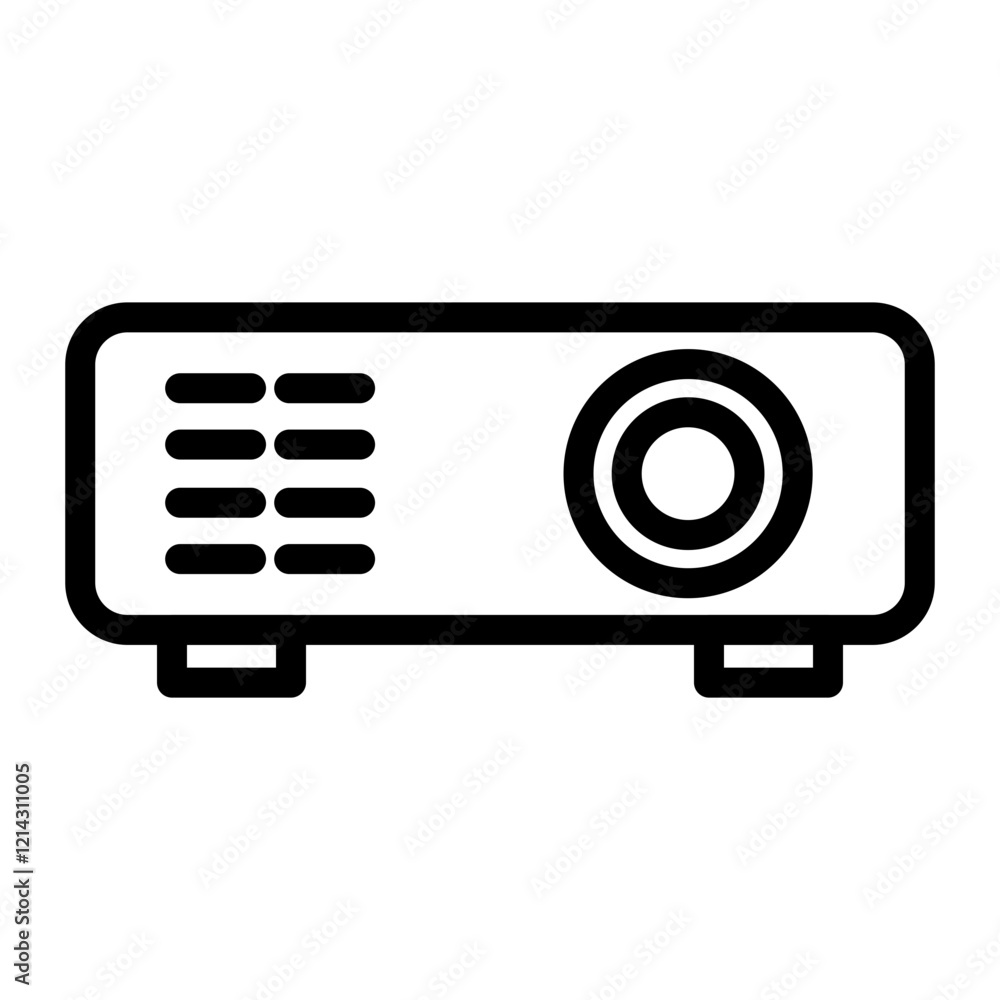 Projector Vector Design Icon Style Projector Vector Design Icon Style
