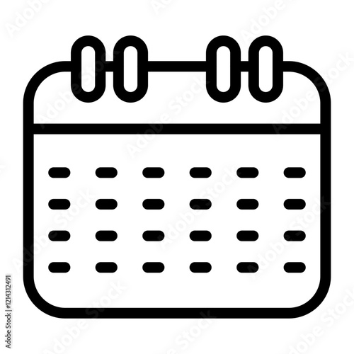 Schedule Vector Design Icon Style