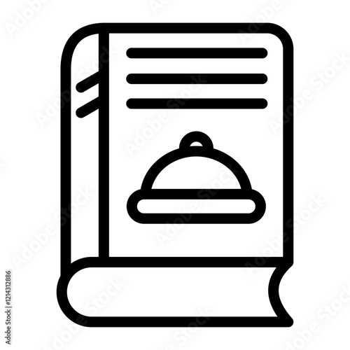 Cookbook Vector Design Icon Style