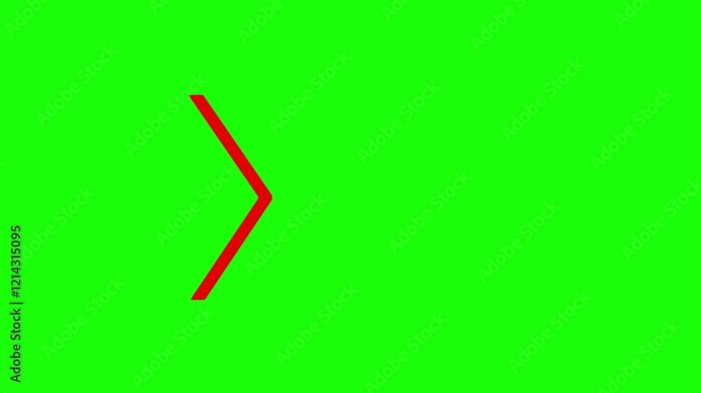 Arrow set looping animation on green screen. Right directional glowing arrow concept Arrow set looping animation on green screen. Right directional glowing arrow concept