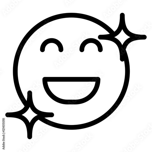 Happy Vector Design Icon Style