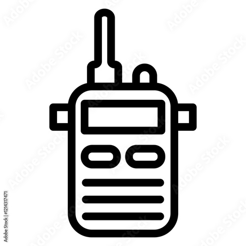 Walkie Talkie Vector Design Icon Style