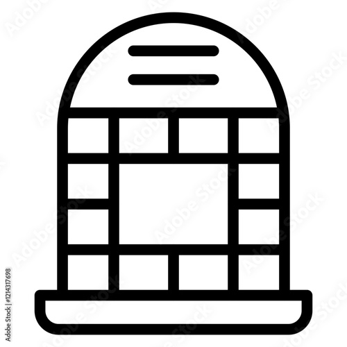 Cage Vector Design Icon Style