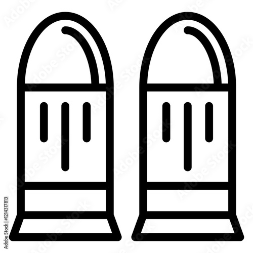 Bullet Vector Design Icon Style