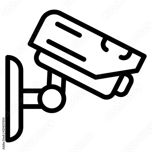Security Camera Vector Design Icon Style
