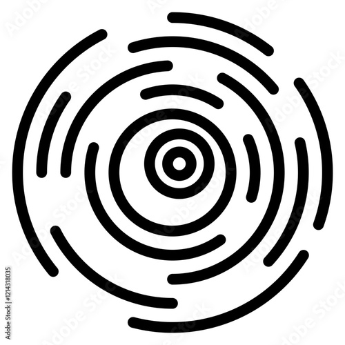 Cyclone Vector Design Icon Style
