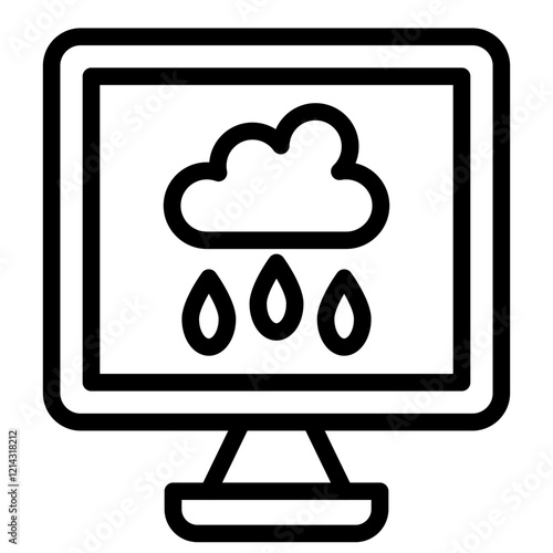 Weather News Vector Design Icon Style