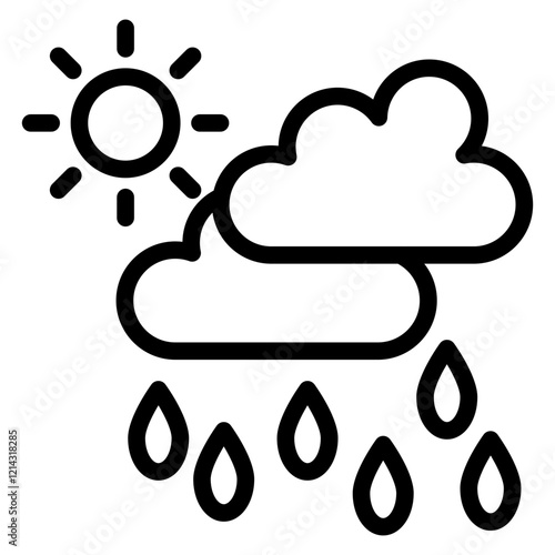 Drizzle Vector Design Icon Style