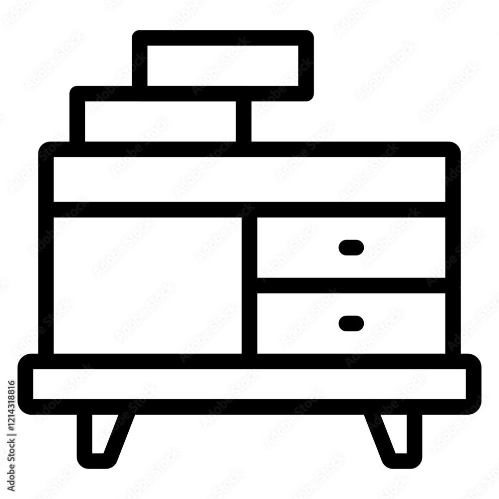 Desk Vector Design Icon Style Desk Vector Design Icon Style