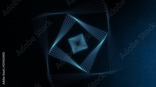 Geometric Shape Pattern Animation Video for Backgrounds