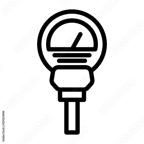 Parking Meter Vector Design Icon Style