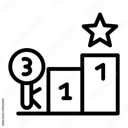 Rank Keywords Vector Design Icon Style