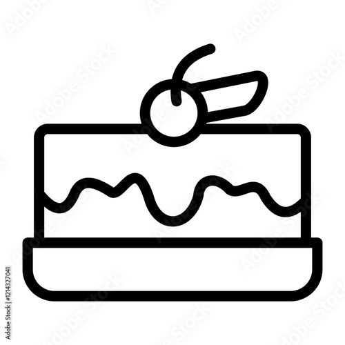 Cake Vector Design Icon Style
