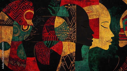 Abstract Celebration of Black History