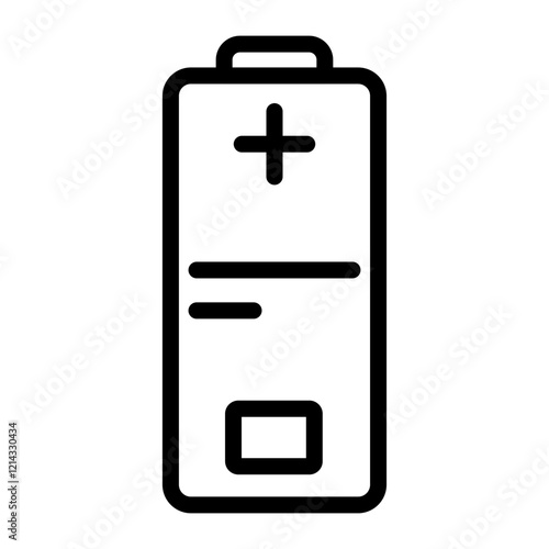 Battery Vector Design Icon Style