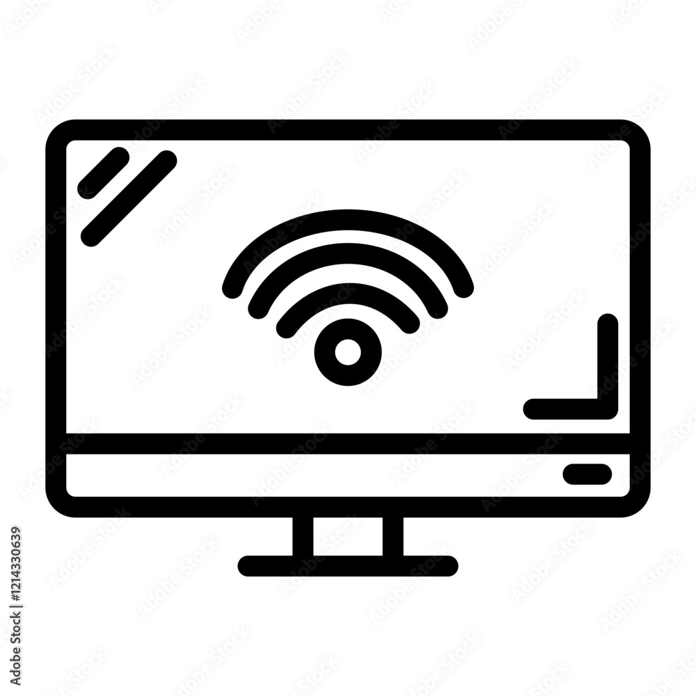 Smart Tv Vector Design Icon Style Smart Tv Vector Design Icon Style