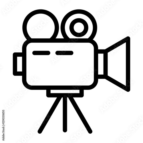 Video Camera Vector Design Icon Style