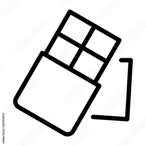 Chocolate Bar Vector Design Icon Style