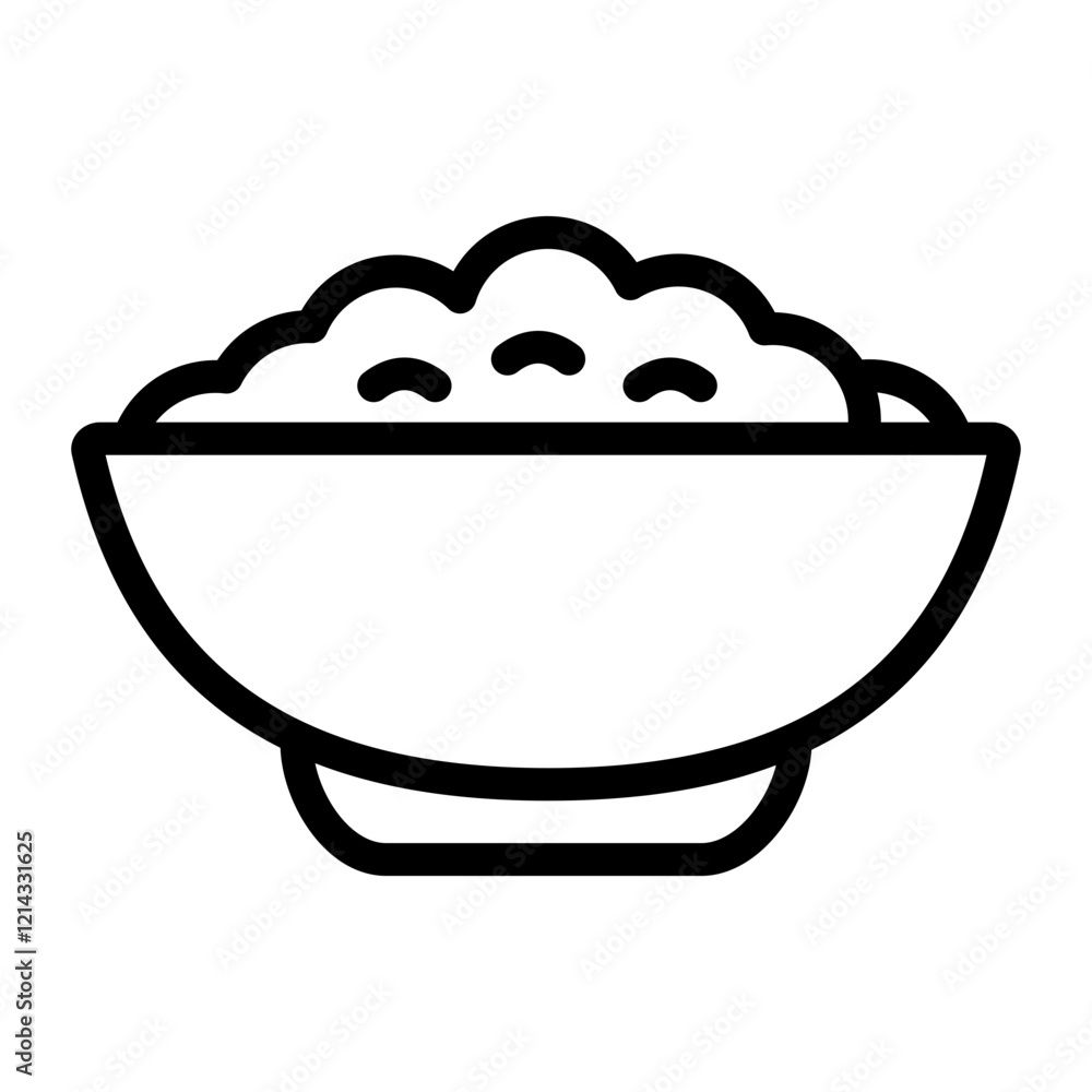 Porridge Vector Design Icon Style Porridge Vector Design Icon Style