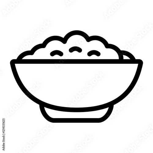 Porridge Vector Design Icon Style