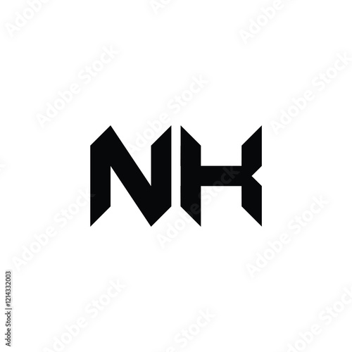 Free Download NK monogram logo design letter text name symbol monochrome logotype alphabet character simple logo - GFXLoad