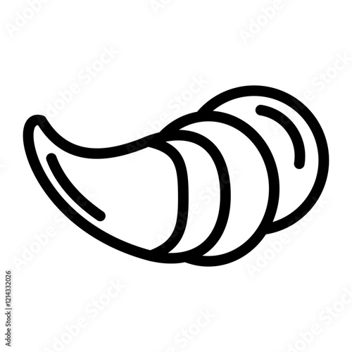 Cornucopia Vector Design Icon Style