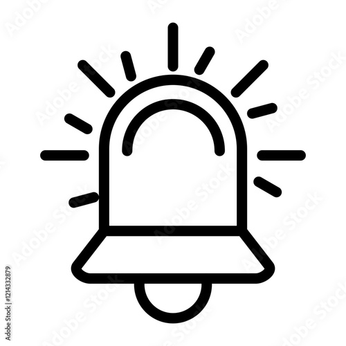Alarm Vector Design Icon Style