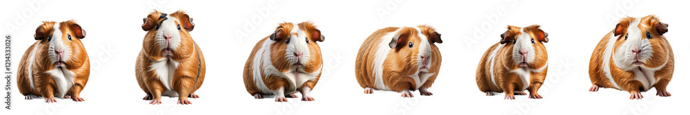 A delightful display of charming guinea pigs A delightful display of charming guinea pigs