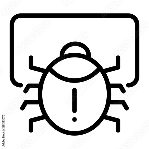 Malware Vector Design Icon Style