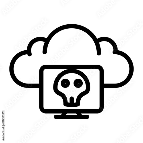 Ransomware Vector Design Icon Style