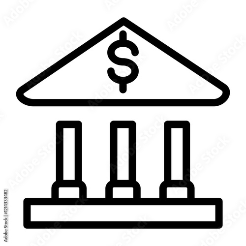 Bank Vector Design Icon Style