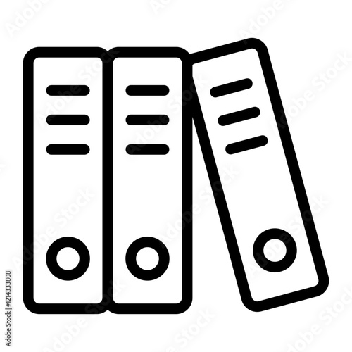 Binders Vector Design Icon Style