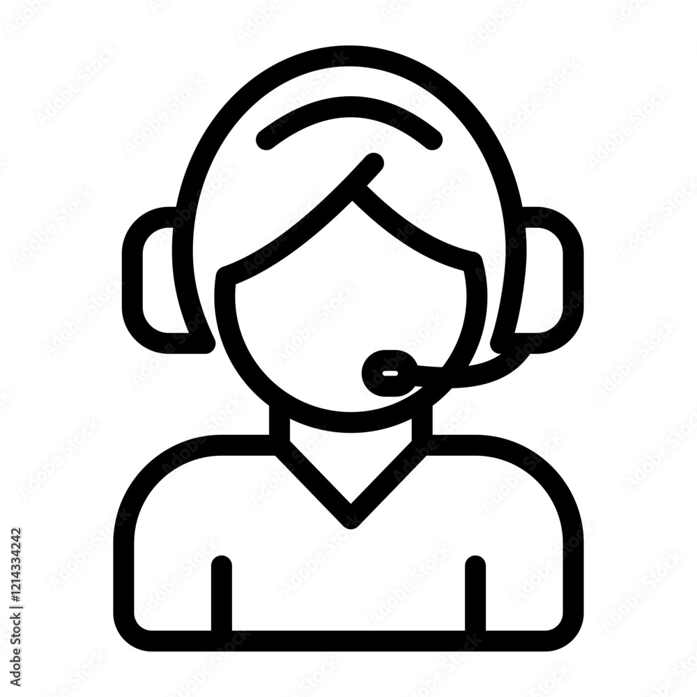Customer Vector Design Icon Style Customer Vector Design Icon Style