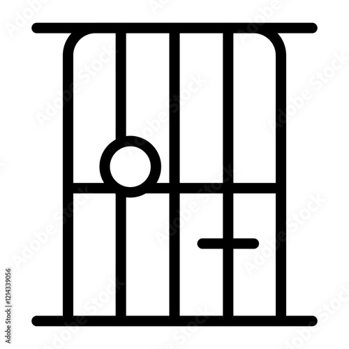 Jail Vector Design Icon Style photo