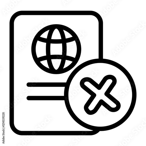 Deported Vector Design Icon Style