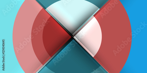 Target circle geometric abstract shapes. Vector Illustration For Wallpaper, Banner, Background, Card, Book Illustration, landing page